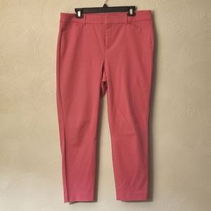 Old Navy Pixie Pants High Waist size 14 hot pink